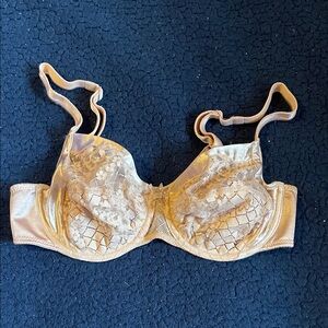 Empreinte Lace Satin Women's Bra in Cream